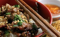 Another beef vermicelli bowl. Photo Credit: Hoang Long website