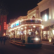 The trolley at The Grove.
