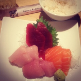 The assorted sashimi plate from Sushi Ota.